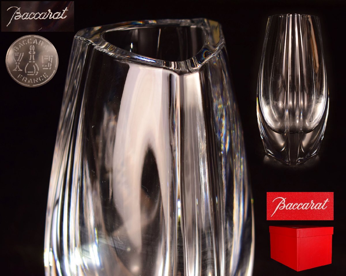 新品 箱付き バカラ Baccarat ルクソールベース クリスタル