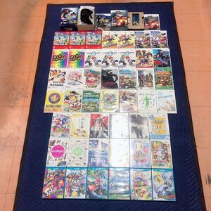 大量 まとめ売り Nintendo Wii コントローラー モンハン ソフト マリオ スマブラ 桃鉄 ゼルダ ピクミン 太鼓 WiiU スプラなど ※未チェック