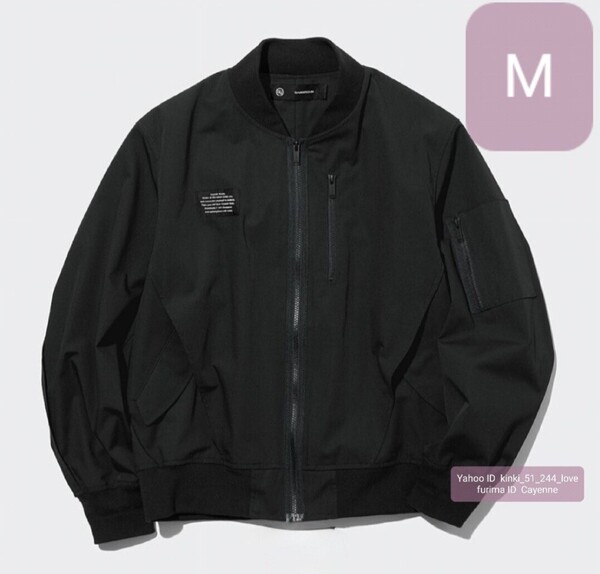 gu UNDERCOVER リブブルゾン M ブラック アンダーカバーコラボ gu ほぼ新品