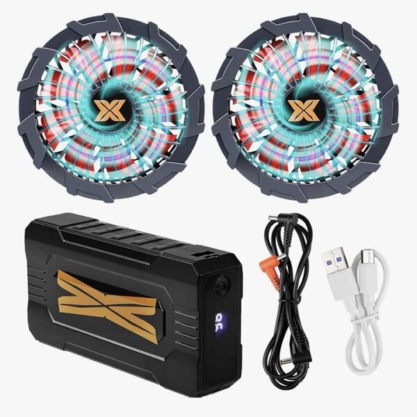 空調作業服 ファンバッテリーセット 36V超高出力 20000mAh バッテリー