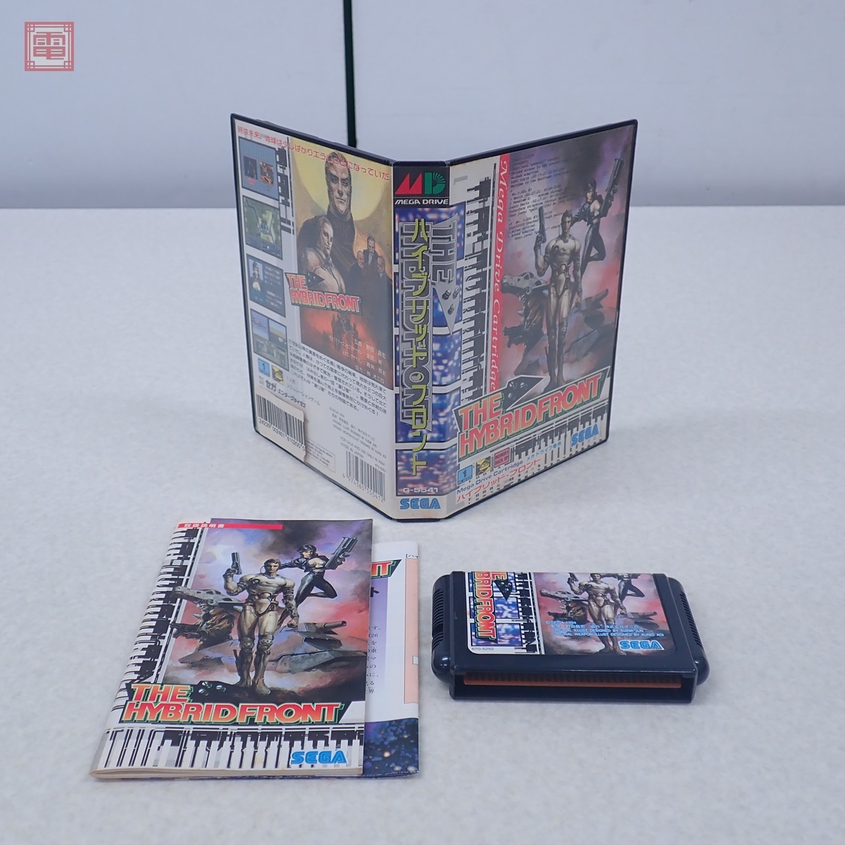 メガドライブソフト中古動作品「ハイブリッド・フロント」の出品です。 Yahoo!オークション -「ハイブリッドフロント」(メガドライブ