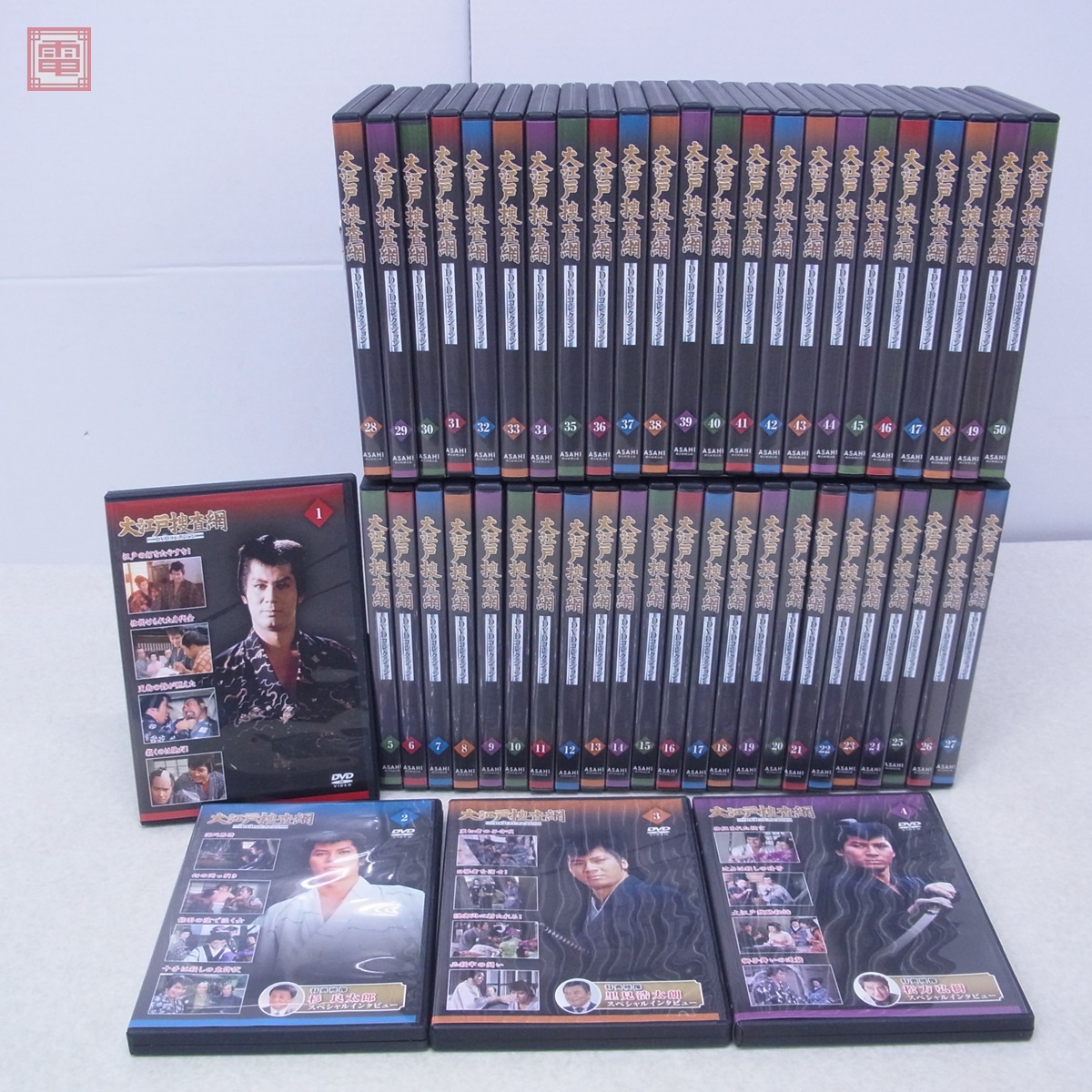 大江戸捜査網 DVDコレクション 1-46巻セット 時代劇 里見浩太朗 松方弘樹 Yahoo!オークション -「大江戸捜査網dvdコレクション」の落札
