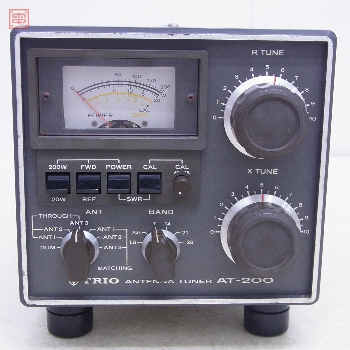 TRIO トリオ AT-200 HF アンテナチューナー Yahoo!オークション -「trio at-200」の落札相場・落札価格