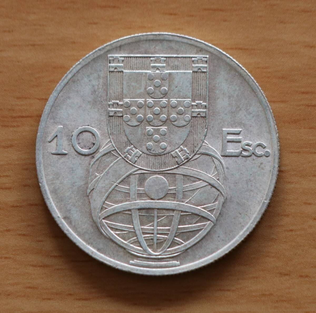 ポルトガル 銀貨 10エスクード 帆船 1枚の通販 by しろくま｜ラクマ
