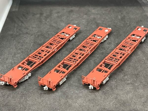 送料無料 中古 TOMIX トミックス 2785 JR貨車 コキ50000 グレー台車 コンテナなし 単品1両ケースなし TNカプラー交換 コキ51860 3両