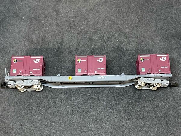送料無料 新品 ばらし TOMIX トミックス 98485 JR EF510-0形 コンテナ列車セット より コキ106 282 20Gコンテナ付き