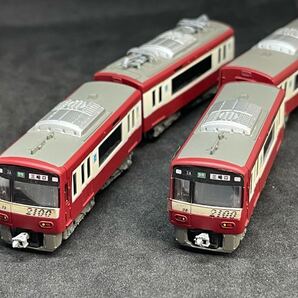 送料無料 中古 ジャンク 組み立て済み 加工品 バンダイ BANDAI Bトレ Bトレインショーティー 京急 京浜急行 2100形 4両セット
