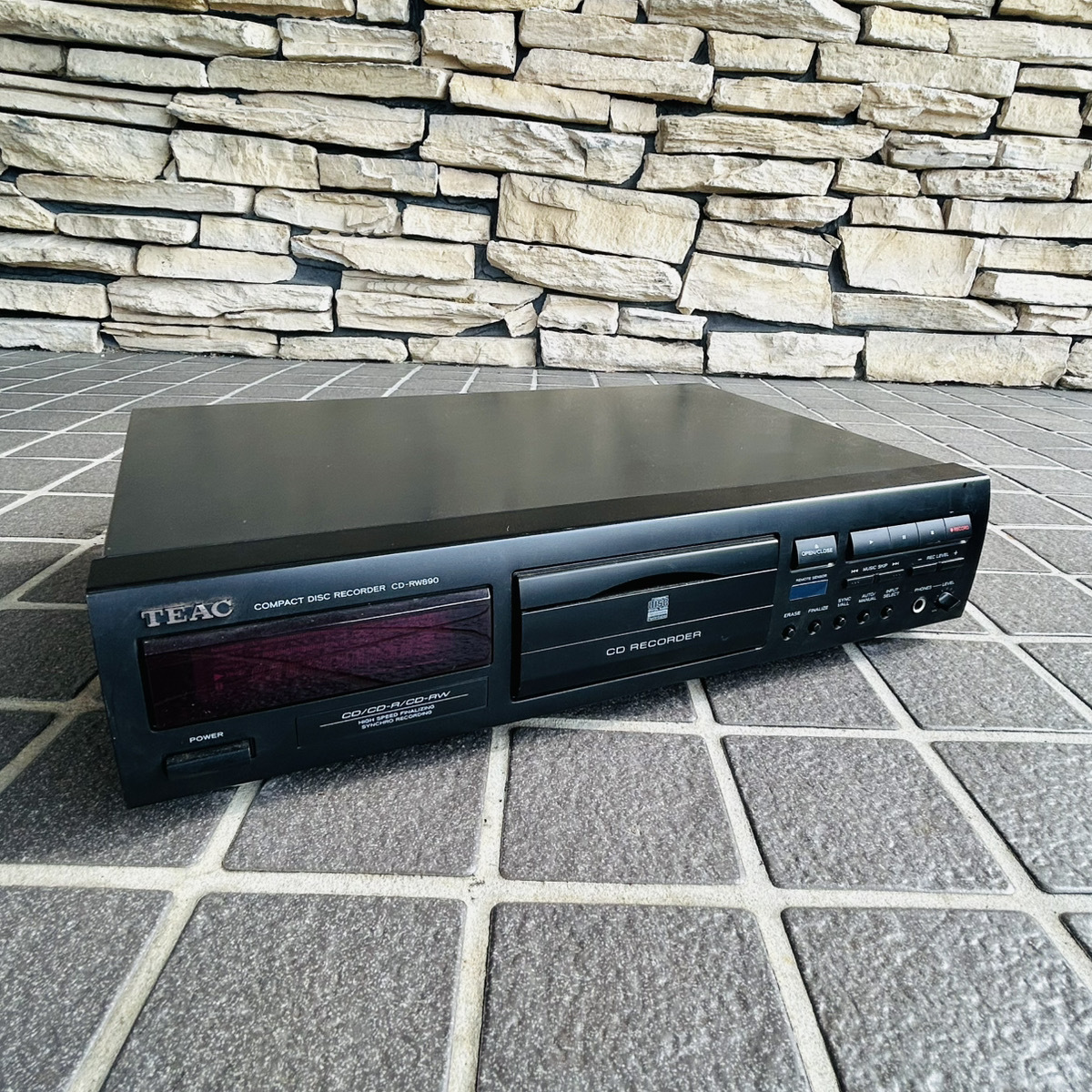 大橋様【中古・現状品】TEAC CDレコーダー CD-RW890 リモコンなし
