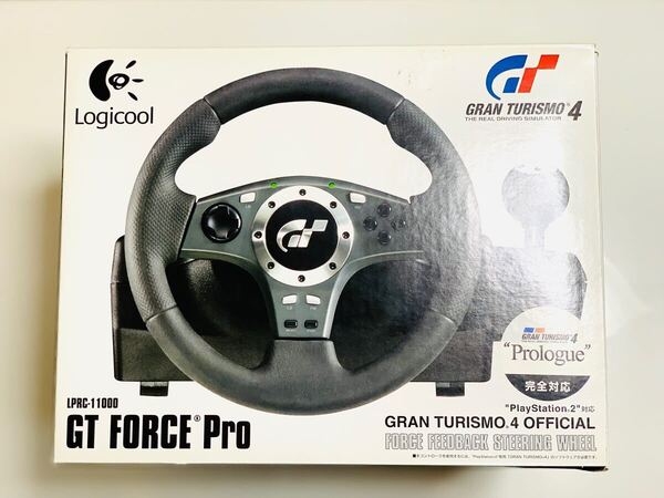 GT FORCE Pro Logicool PS2 LPRC-11000 グランツーリスモ4 PlayStation 2 racing controller steering