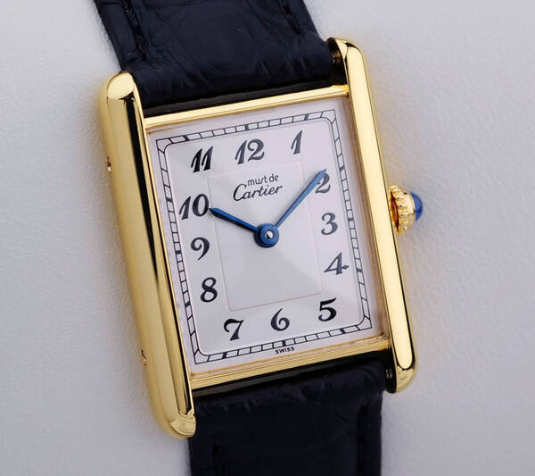 美品 カルティエ マスト タンク アラビア LM Cartier