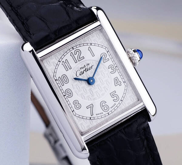 美品 カルティエ マスト タンク シルバー ローマン SM Cartier