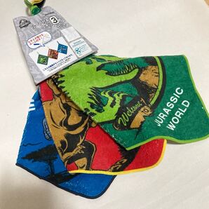 ループタオル 3枚セット ジュラシックパーク 紐付タオル 紐タオル 幼稚園 保育園 男の子 タオル