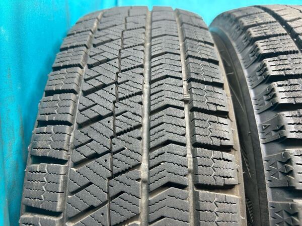 ①2022.2021年製155/65R13バリ山!中古スタッドレスタイヤ4本セット BRIDGESTONE ブリヂストン ブリザックBLIZZAK VRX2