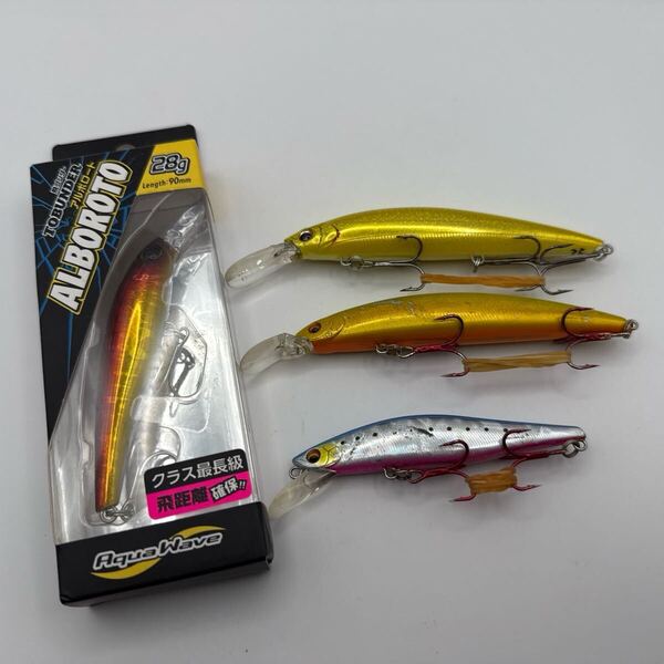 ハードコアヘビーシンキングミノー110 ショアライン ヒラメチューンFS-G105mm ヒラメハンター90HS アルボロート90 4個 ヒラメに