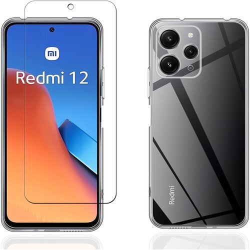 1枚フィルム+ケース TPU For Xiaomi R Xiaomi Redmi 12 5G XIG03 ケース 439