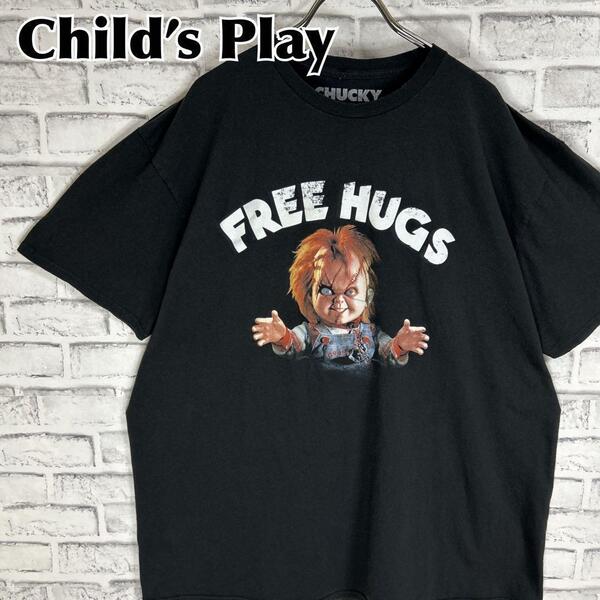 Child's Play チャイルドプレイ チャッキー Tシャツ 半袖 輸入品 春服 夏服 海外古着 映画 洋画 シネマ ホラー ムービー キャラクター 人形