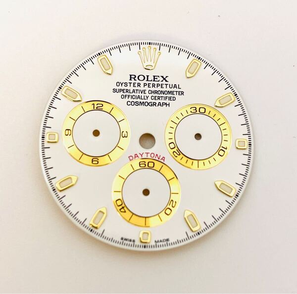 美品 ROLEX ロレックス 純正 デイトナ 文字盤 116523-116528用 ホワイト