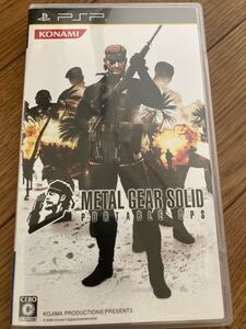 PSP METAL GEAR SOLID: PORTABLE OPS UMD