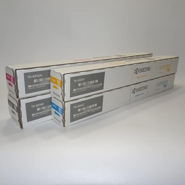 送料無料 美品 京セラ KYOCERA トナー4色セット TK-8376K/C/M/Y