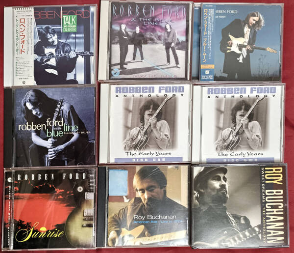 ♪♪【Jazz・Fusion系Album】Robben Ford・Roy Buchanan全8枚セット♪♪