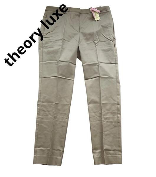 美品 クリーニング済 theory luxe セオリーリュクス スリムフィット スラックスパンツ センタープレス 40 03-7206420-320-040
