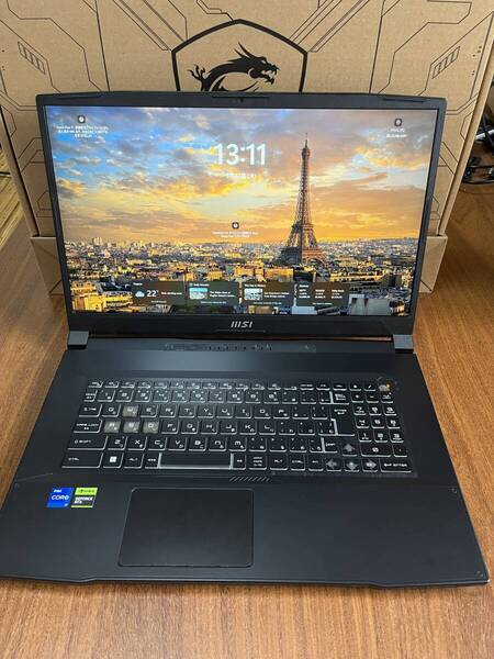 2024年2月モデル【MSI Katana-17-B13VFK-4334JP】64GB RTX4060 ゲーミングノートPC SSD増設3TB 17.3型 144Hz 保証残あり