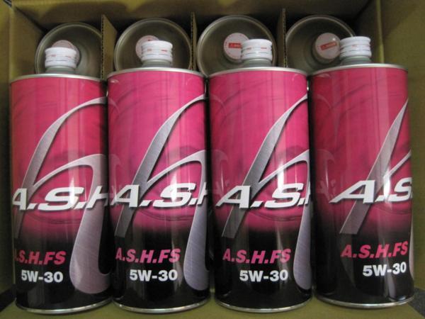A.S.H アッシュ エンジンオイル FS 5W-30 1L×4本セット