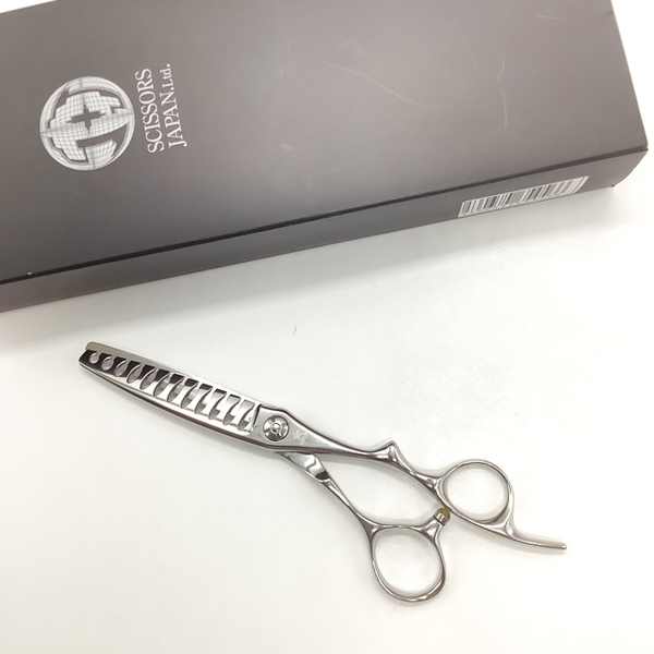【シザーズジャパンSCISSORS JAPAN】A-ARA50%12F01 LSBS加工シザー セニング 美容ハサミ すきばさみ 約50% 6インチ 中古 sc2097