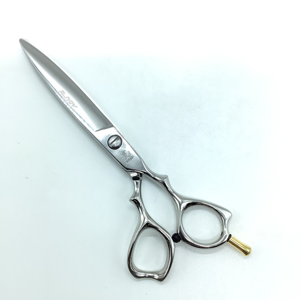 【ヒカリシザーズHIKARI光シザーHIKARI SCISSORS】B-DRY COSMOS164 ドライカット シザー オフセット 美容ハサミ 6.1インチ 中古 sc2197