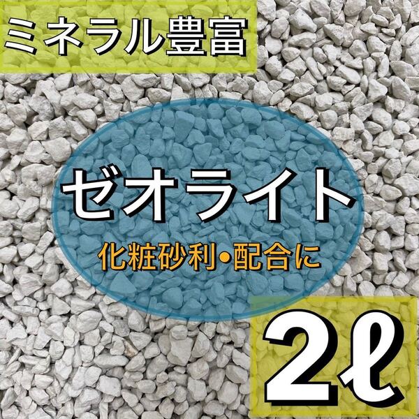 粒状ゼオライト 2L 小粒 多肉植物 サボテン 観葉植物 土 魂根植物