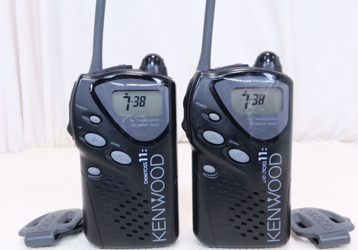 未使用品☆[2台セット]☆ KENWOOD特定小電力トランシーバー