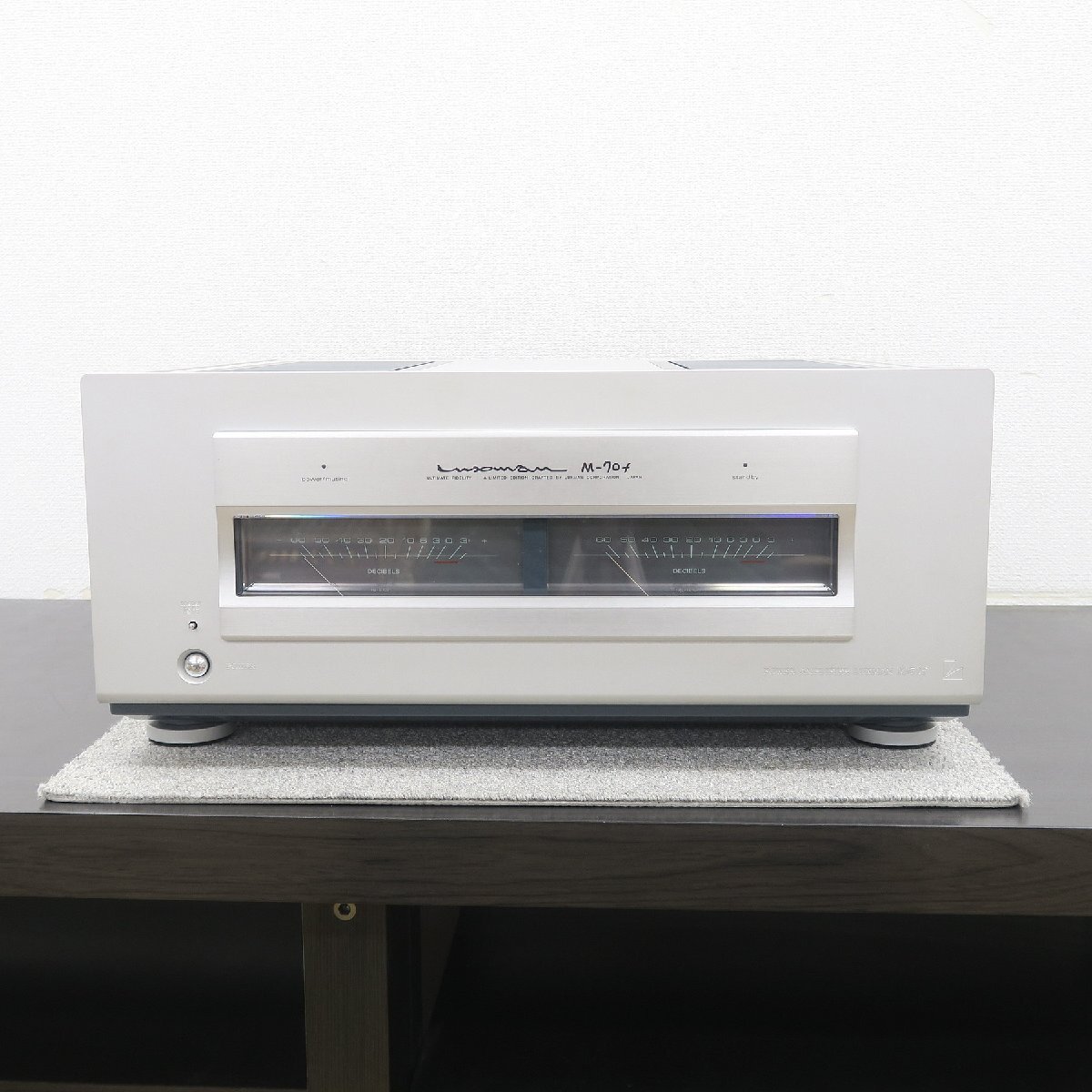 通電OK ★ ジャンク LUXMAN ラックスマン M-70 POWER AMPLIFIER ステレオ パワーアンプ 音響機器 オーディオ機器 91288y