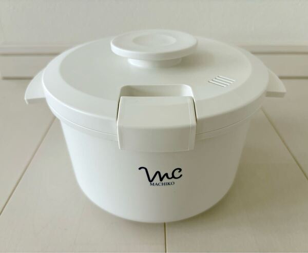 未使用 COOK-ZEN クック膳 調理器具 電子レンジ専用調理鍋 1.7L ホワイト