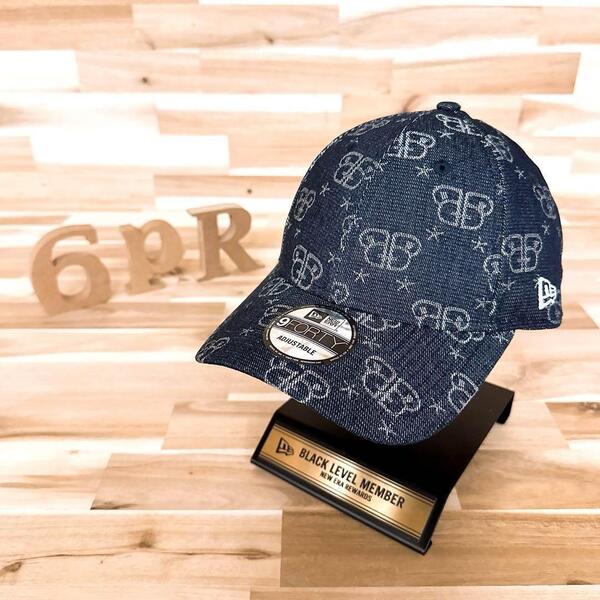 美品/稀少【ニューエラ×アベイシングエイプ】限定コラボBAPYデニム キャップ紺【HFby6PR】メンズ・帽子・春夏・秋冬【9NKY】