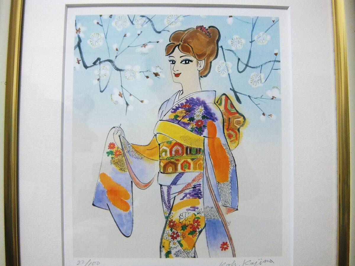 【真作保証】小島功「カッパ美人」染付陶板画 直筆サイン 真筆 裸婦 Yahoo!オークション -「小島功 サイン」の落札相場・落札価格