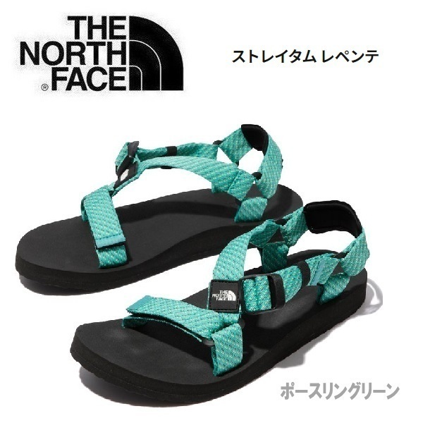 THE NORTH FACE ザノースフェイス ストレイタムレペンテ グリーン 29.0cm NF52251 アウトドア サンダル ストラップサンダル キャンプ