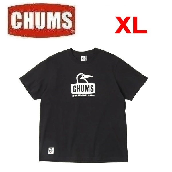 CHUMS チャムス ブービーフェイスTシャツ ブラック XL CH01-2278 メンズ Tシャツ アウトドア キャンプ