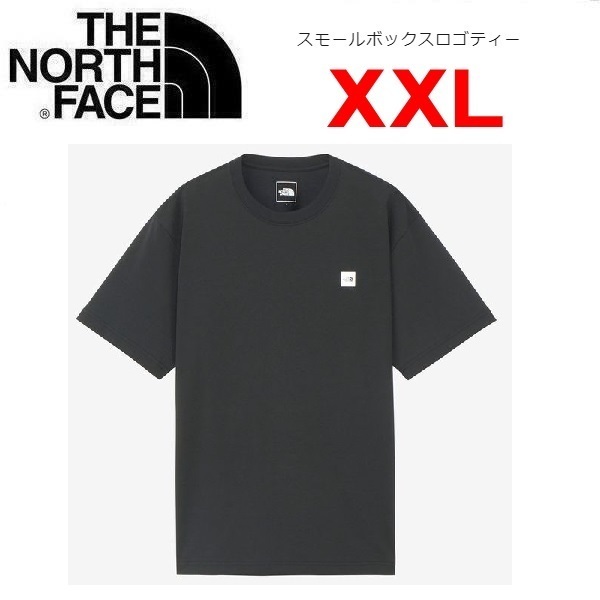 THE NORTH FACE ザノースフェイス スモールボックスロゴTシャツ ブラック XXL NT32445 メンズ Tシャツ アウトドア