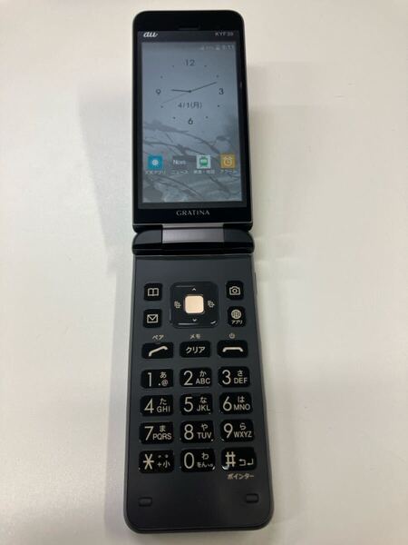 美品 GRATINA au KYF39 4G 京セラ ケータイ ガラケー ガラホ カメラ有 携帯電話 I0135
