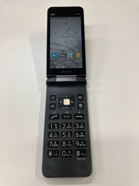 美品 GRATINA au KYF39 4G 京セラ ケータイ ガラケー ガラホ カメラ無し 携帯電話 a014