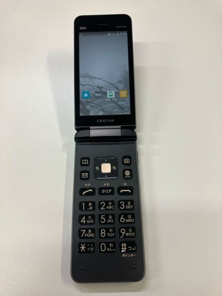 美品 GRATINA au KYF39 4G 京セラ ケータイ ガラケー ガラホ カメラ無し 携帯電話 a015