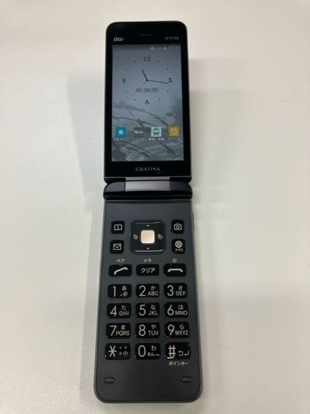 美品 GRATINA au KYF39 4G 京セラ ケータイ ガラケー ガラホ カメラ無し 携帯電話 a021