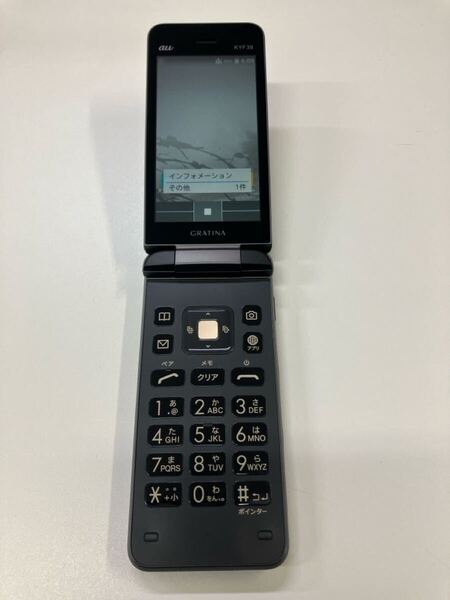 美品 GRATINA au KYF39 4G 京セラ ケータイ ガラケー ガラホ カメラ無し 携帯電話 a002