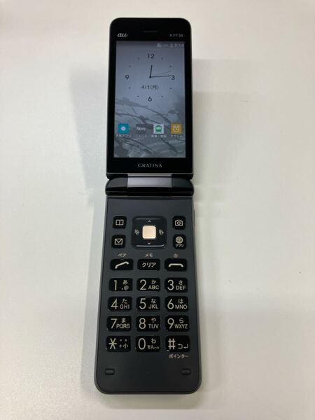 良品 GRATINA au KYF39 4G 京セラ ケータイ ガラケー ガラホ カメラ有 携帯電話 I0156