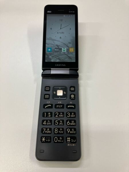 良品 GRATINA au KYF39 4G 京セラ ケータイ ガラケー ガラホ カメラ有 携帯電話 I0130