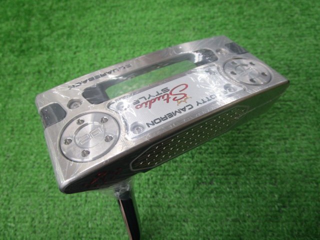 【希少品】CAMERON Titleist ゴルフ パター カバー付 TITLEIST タイトリスト パターカバー イエロー×黒 スコッティ