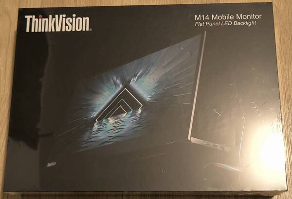 Lenovo ThinkVision M14 超薄型・超軽量 モバイル モニター ( 14インチ / 1920x1080 / IPS / USB-C x 2 / 61DDUAR6WW )