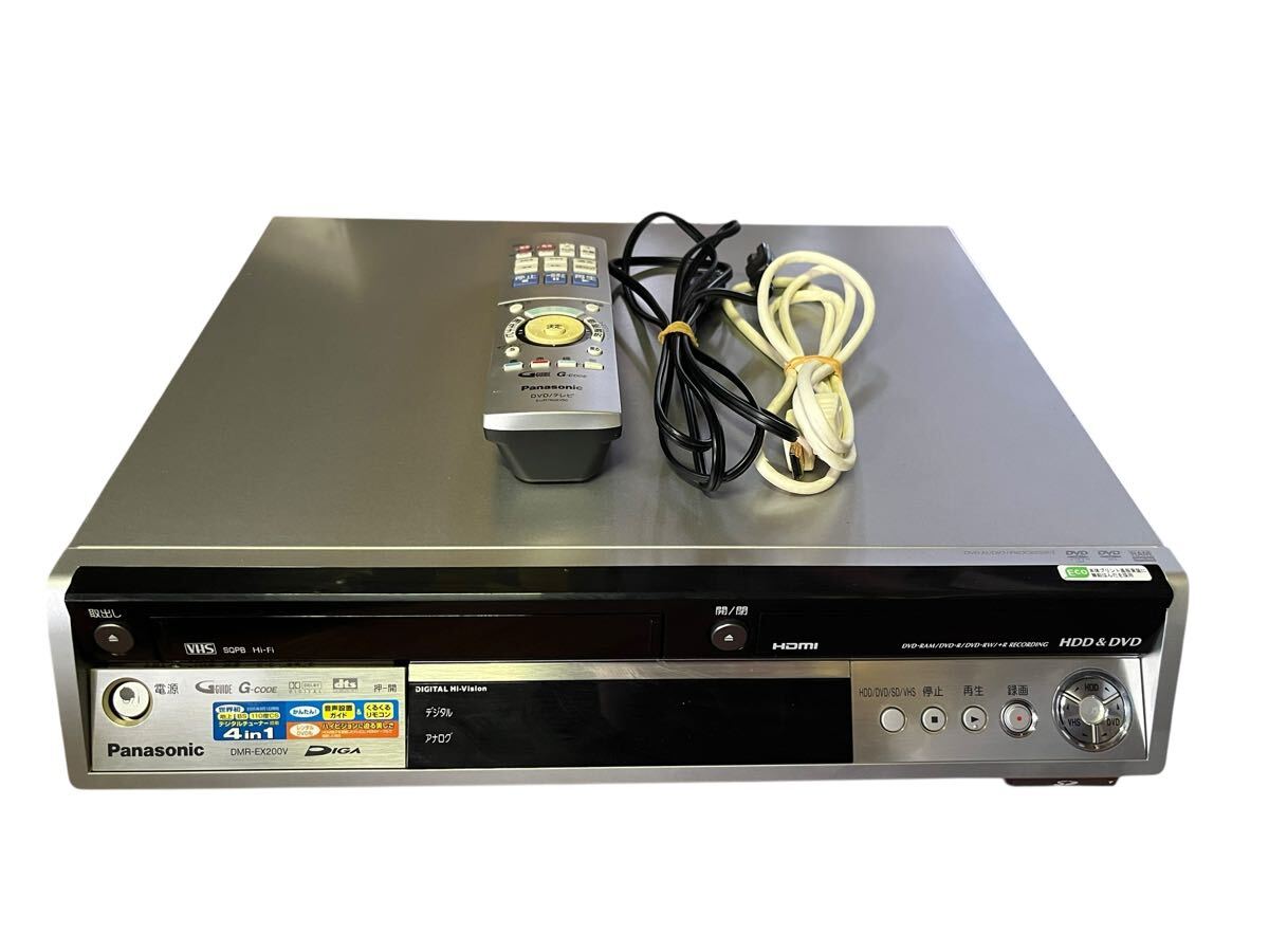 メンテ済み☆動作品 DMR-EX200V パナソニック HDD/VHS/DVD Yahoo!オークション -「dmr-ex200v」の落札相場・落札価格