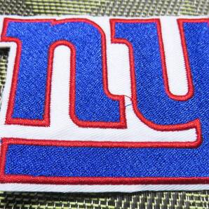白青赤ロゴ◆激渋NFLニューヨーク・ジャイアンツNew York Giants刺繍ワッペン激渋アメリカ スポーツ◎アメフト アメリカンフットボール