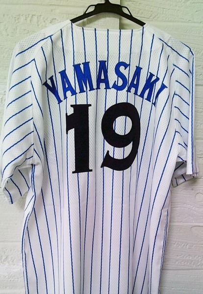 《O復刻YB19》新品☆横浜DeNAベイスターズYOKOHAMA BAYSTARSユニフォーム豪華刺繍■山崎 山﨑 19番『GET THE FLAG! 2023』 プロ野球